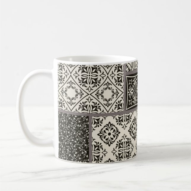 Mug Motif de tuile islamique Majolica (Gauche)