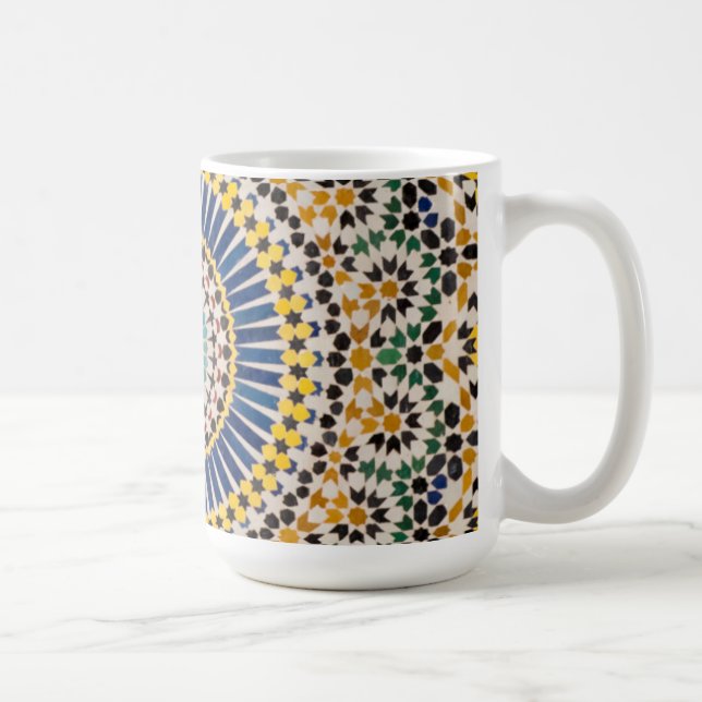 Mug motif de tuiles géométriques, Maroc (Droite)