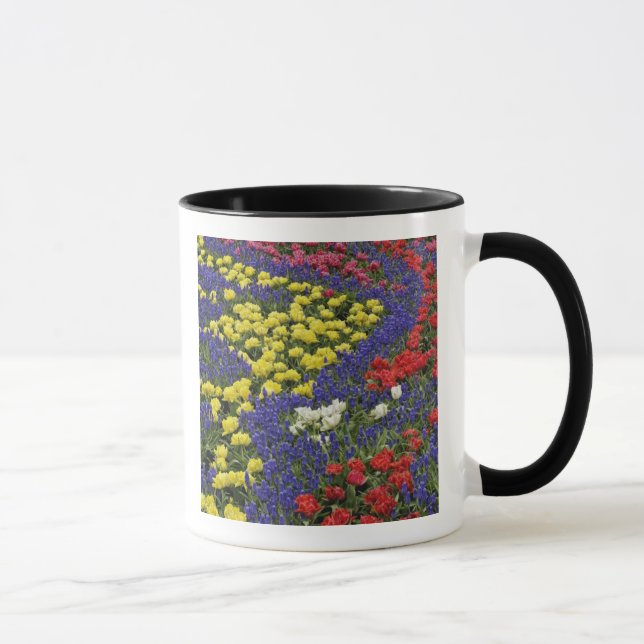 Mug Motif de tulipes et de fleurs de jacinthe des vign (Droite)