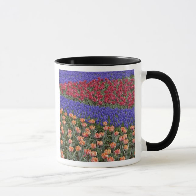 Mug Motif de tulipes et de fleurs de muscari, 3 (Droite)