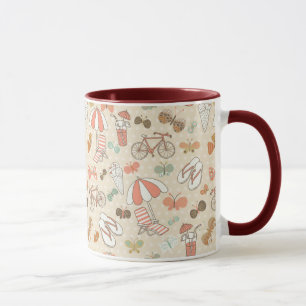 Mug Motif de vacances d'été