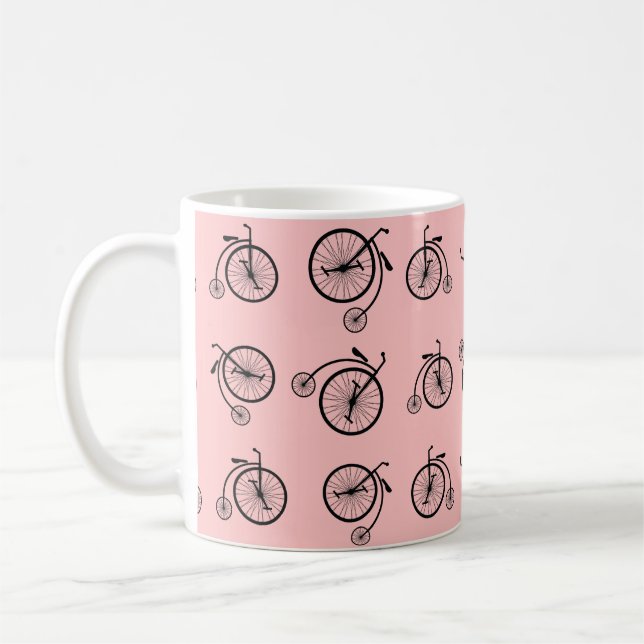 Mug Motif de vélo rétro (Gauche)