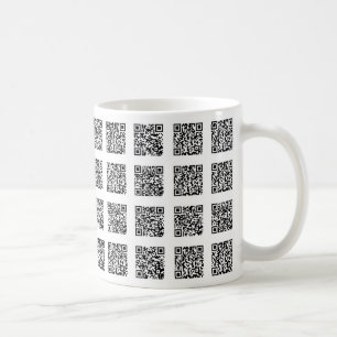 Mug Motif de vérification de code QR