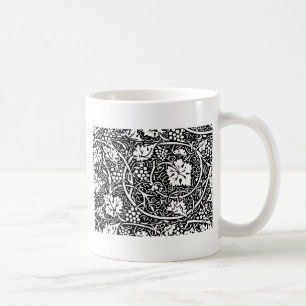 Mug Motif de vigne de raisin noir et blanc de William