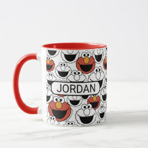 Mug Motif de visage pop couleur d'Elmo