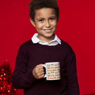 Mug Motif de voitures multicolores vintages