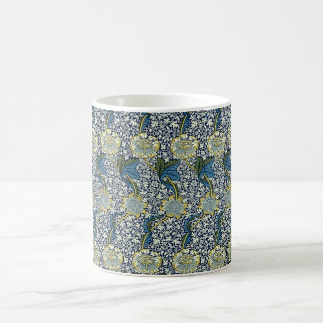 Mug Motif de William Morris Kennet (bleu) (Centre)