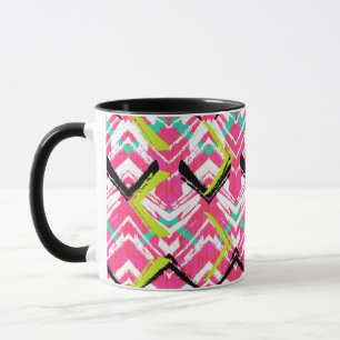 Mug Motif de zag de Zig rose-main
