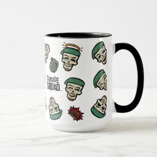 Mug Motif d'Emoji de drapeau du peloton   Rick de