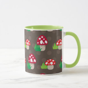 Mug motif d'enfants de champignon