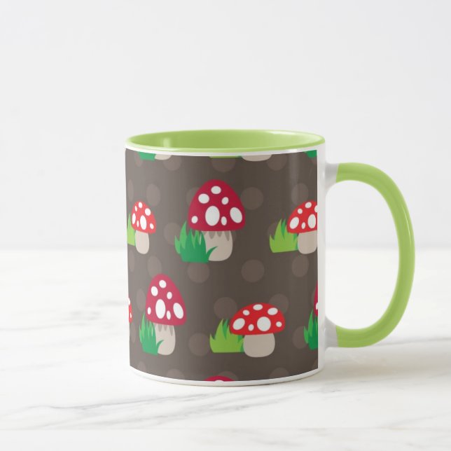 Mug motif d'enfants de champignon (Droite)