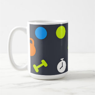 Mug Motif d'entraînement d'équipement de fitness