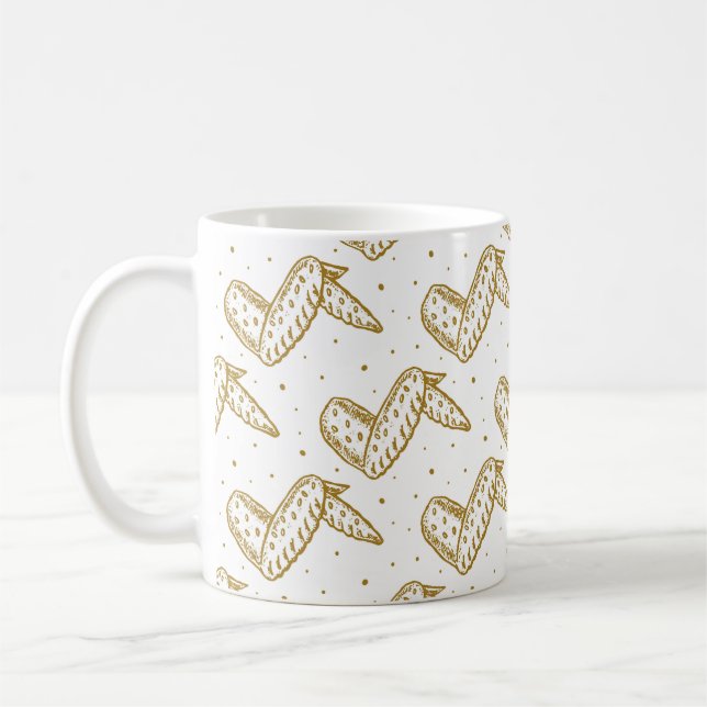 Mug Motif des ailes de poulet (Gauche)