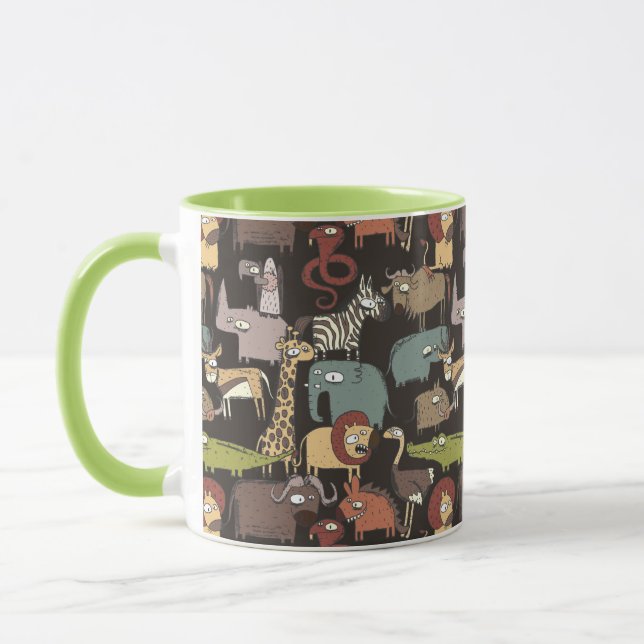 Mug Motif des animaux africains (Gauche)