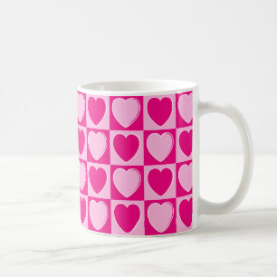 Mug Motif des coeurs roses