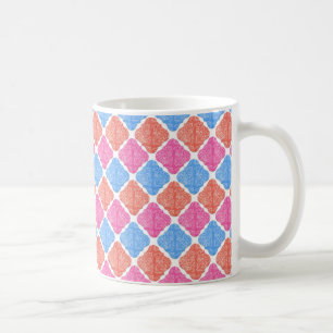 Mug Motif des diamants de la Patchwork