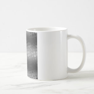 Mug Motif des éclats pointus - Noir, Gris, Blanc