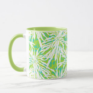 Mug Motif des Feuilles de Palm Tropical