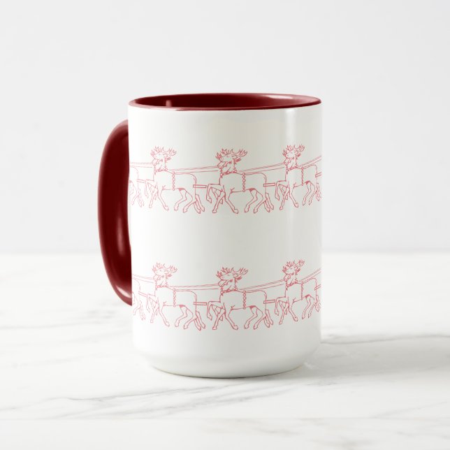 Mug Motif des rennes (Devant gauche)