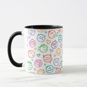 Mug motif des sourires