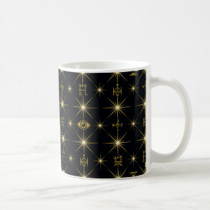 Mug Motif des symboles magiques