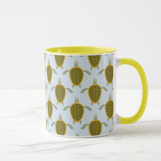 Mug Motif Des Tortues De Mer (Droite)
