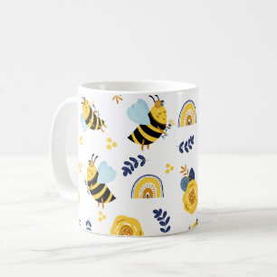 Mug Motif d'été du printemps de l'abeille au miel
