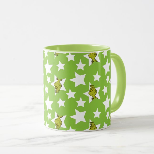 Mug Motif d'étoile qui louche Grinch (Devant droit)