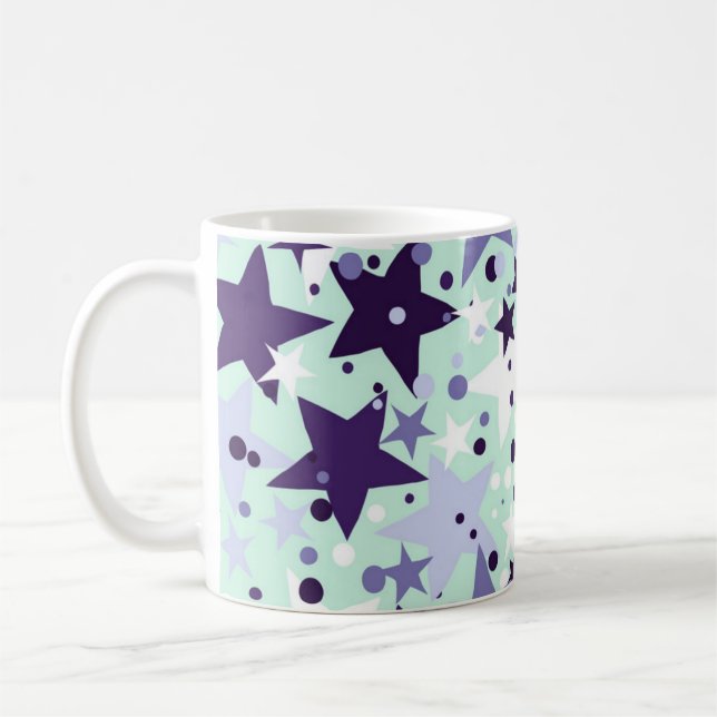 Mug Motif d'étoiles (Gauche)