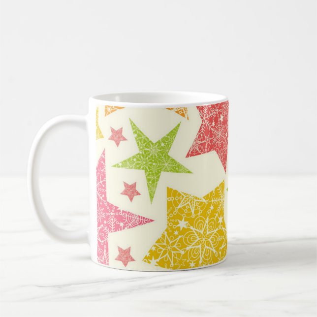Mug Motif d'étoiles (Gauche)
