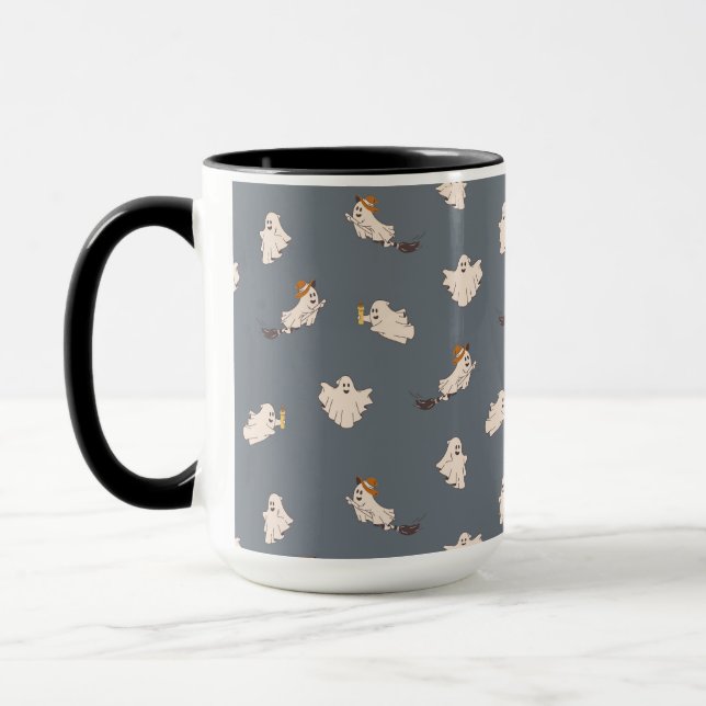 Mug Motif d'Halloween des fantômes (Gauche)
