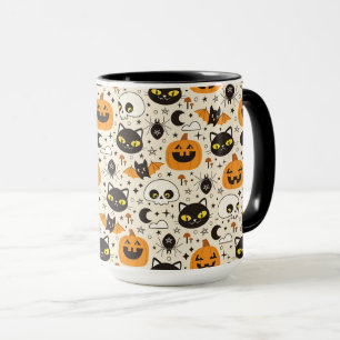 Mug Motif d'Halloween rétro
