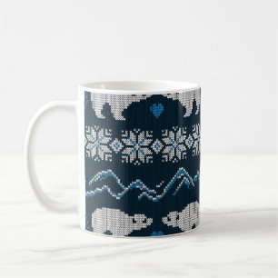 Mug Motif d'hiver nue aux ours polaires