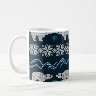 Mug Motif d'hiver nue aux ours polaires