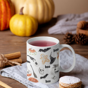 Mug Motif d'horreur d'Halloween coloré  Bonne Hallowee