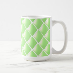 Mug Motif diamant matelassé vert