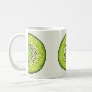 Mug Motif d'illustration de tranche Kiwi