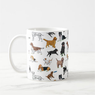 Mug Motif d'illustrations de chiens mignons