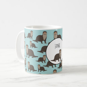 Mug Motif d'illustrations de mignon Otter