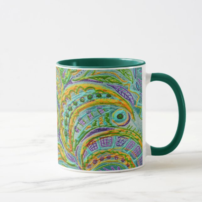 Mug Motif d'Imaginaire d'art populaire (Droite)