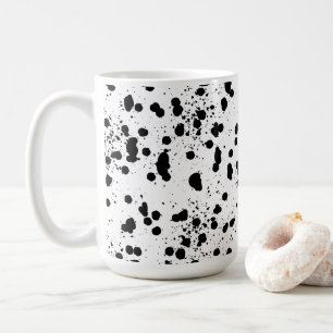 Mug Motif d'impression noir et blanc dalmate