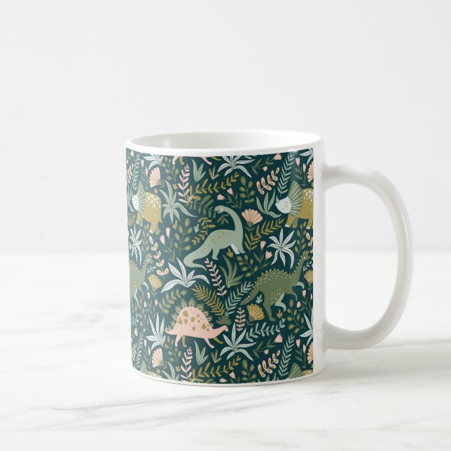 Mug Motif Dinosaur Vert (Droite)