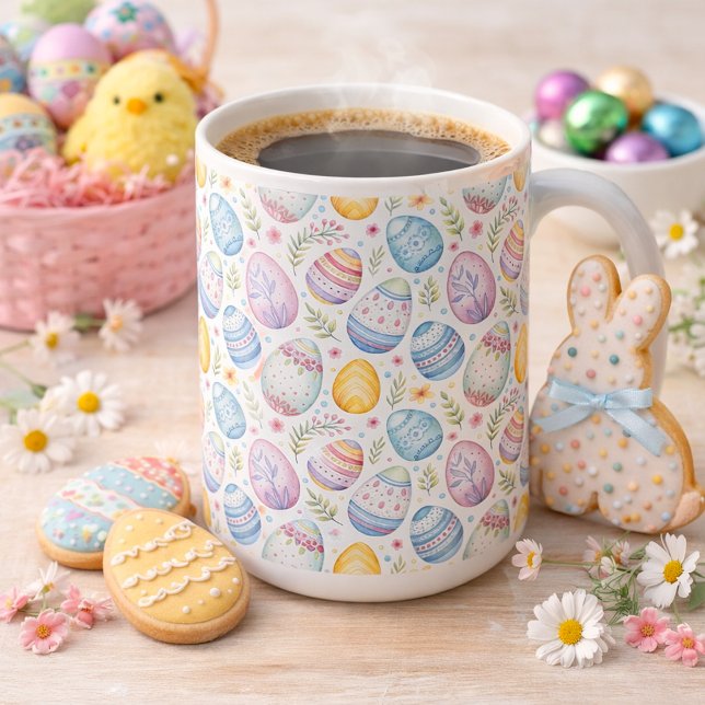 Mug Motif d'oeufs de Pâques pastel (Créateur téléchargé)