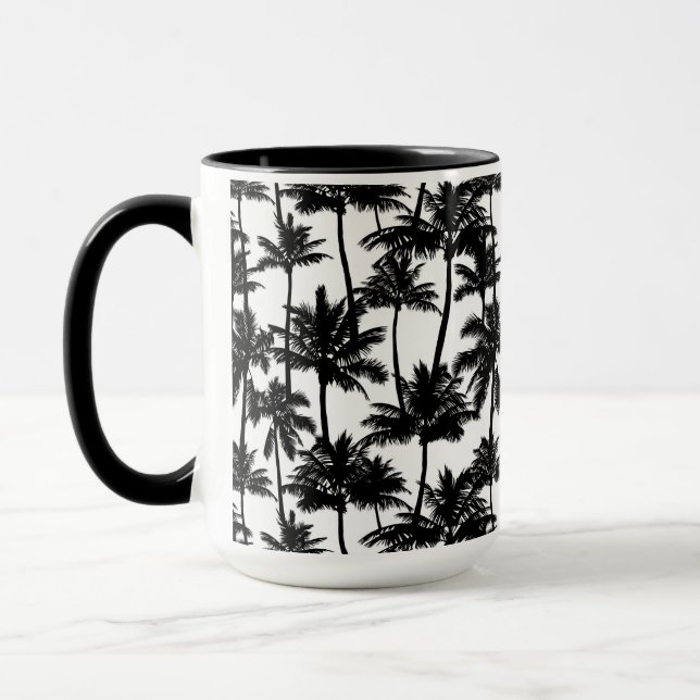 Mug Motif d'ombre Palm Tree (Gauche)