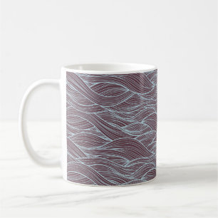 Mug Motif d'onde Abstrait