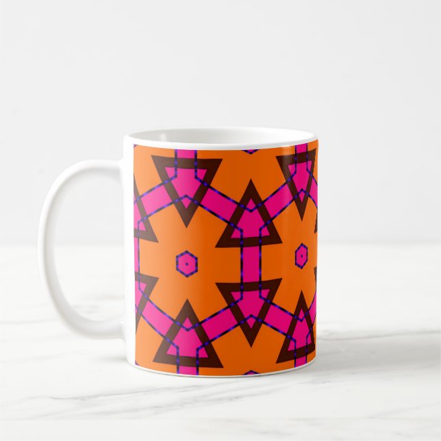 Mug motif doré classique. ornement d'or en arabe (Gauche)