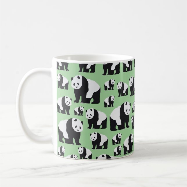 Mug Motif d'ours panda mignon (Gauche)