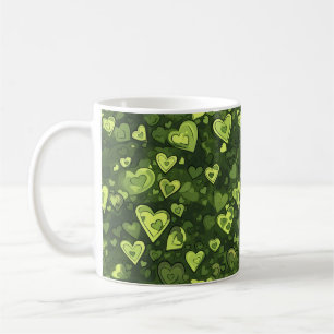 Mug Motif du coeur vert