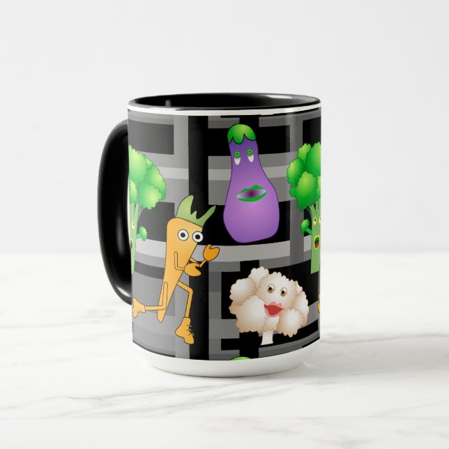 Mug Motif du jardin (Devant gauche)