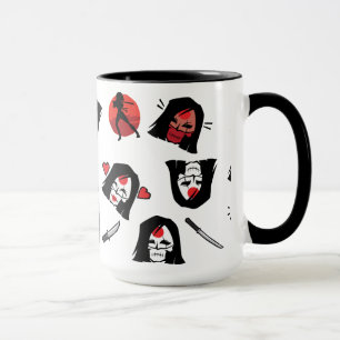 Mug Motif du peloton   Katana Emoji de suicide
